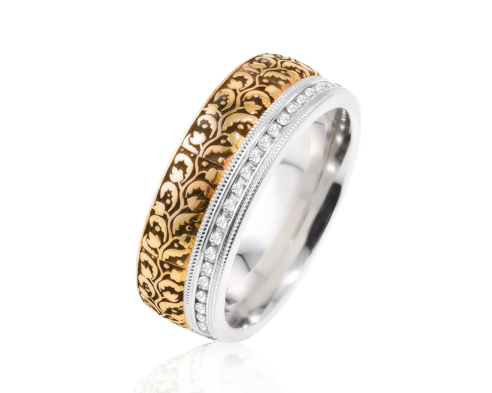 Оригинальное золотое кольцо с бриллиантами 0.39ct Dora 290224/9