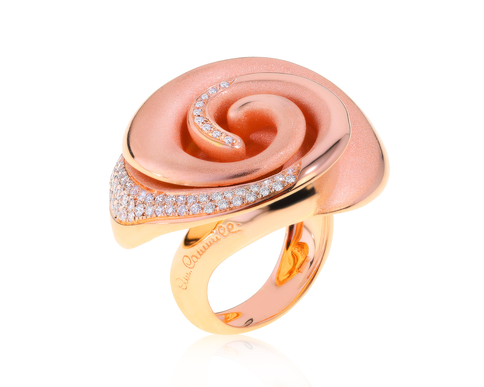 Оригинальное золотое кольцо с бриллиантами Annamaria Cammilli 271221/2