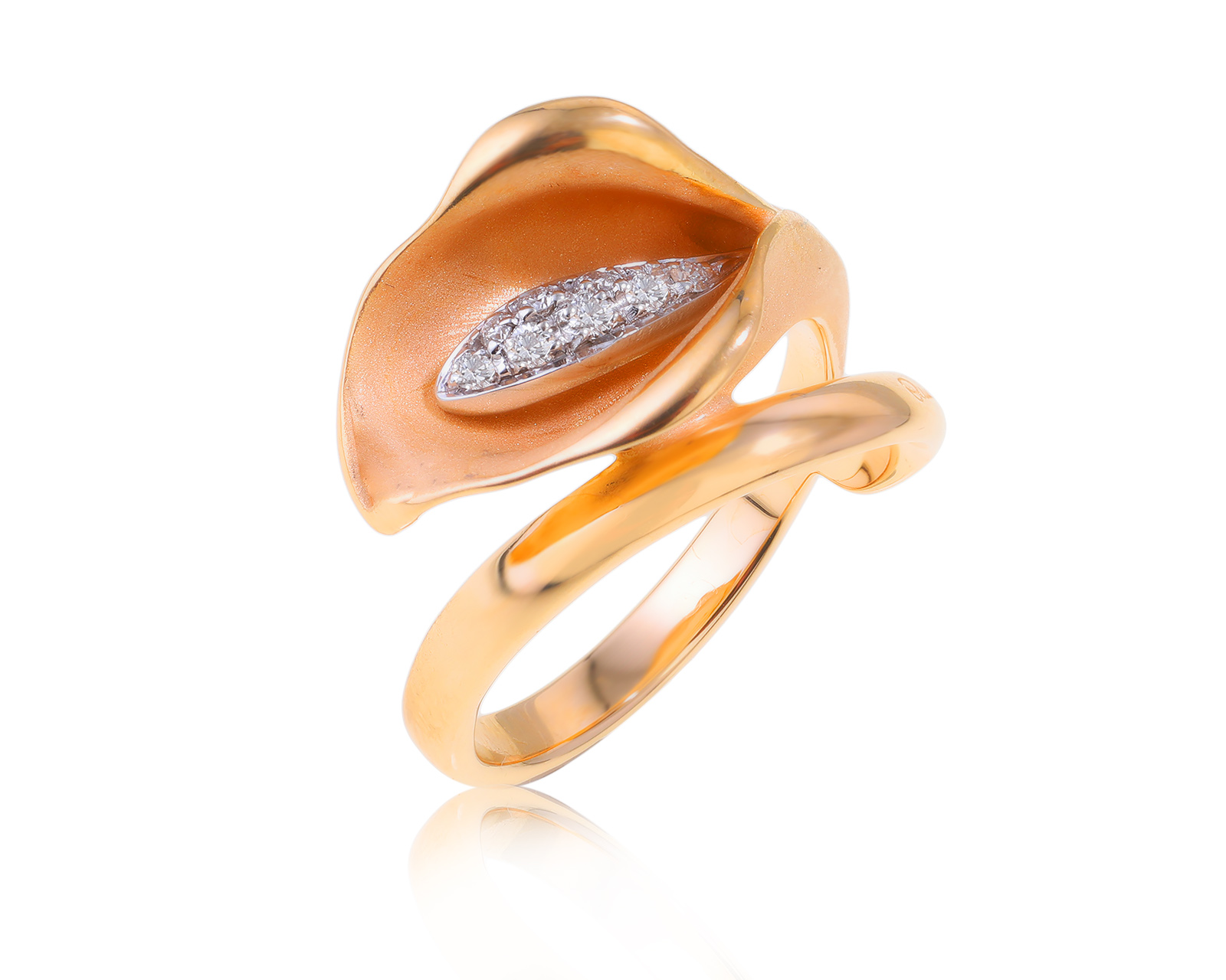 Оригинальное золотое кольцо Annamaria Cammilli Calla