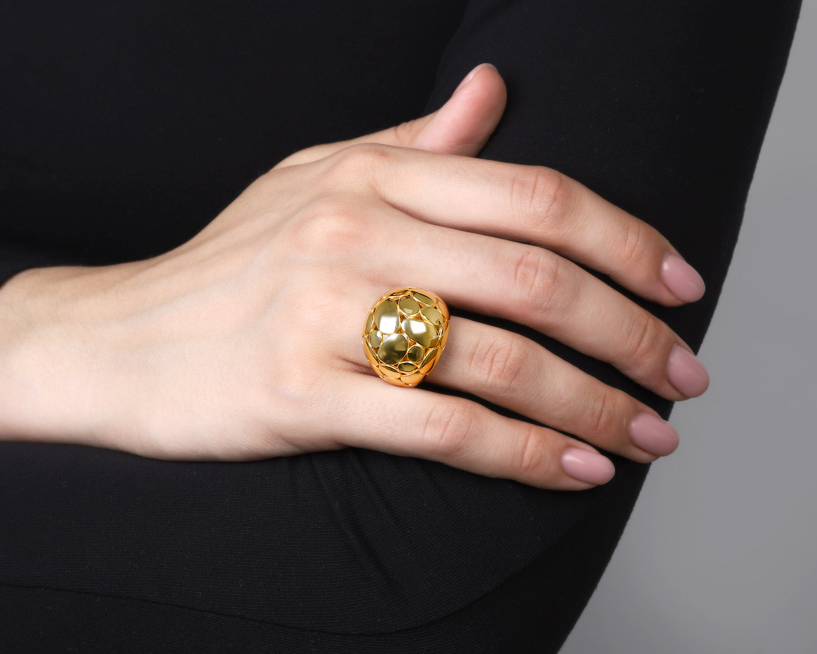 Оригинальное золотое кольцо John Hardy