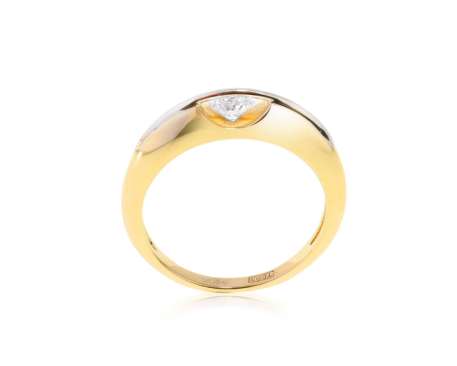 Оригинальное золотое кольцо Бронницкий Ювелир
