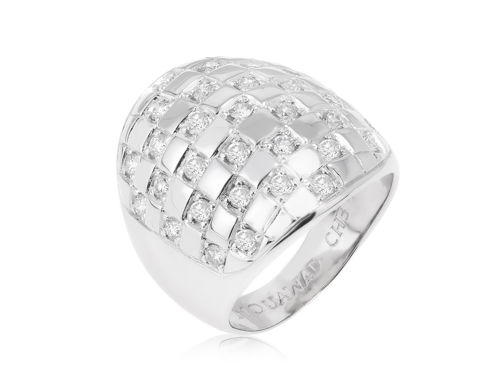 Оригинальное золотое кольцо с бриллиантами 1.00ct Mouawad 081123/5