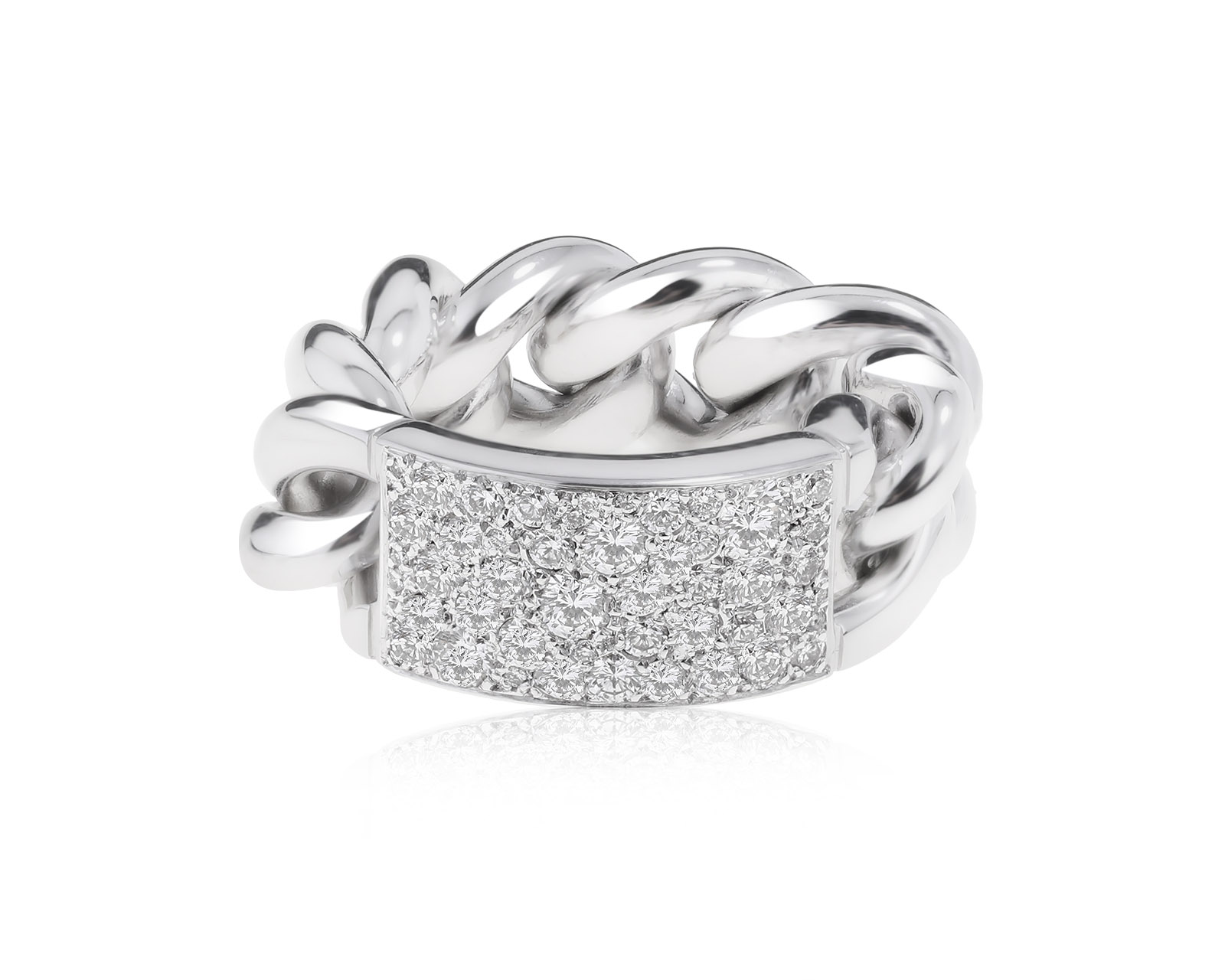 Оригинальное золотое кольцо с бриллиантами 0.78ct Dior
