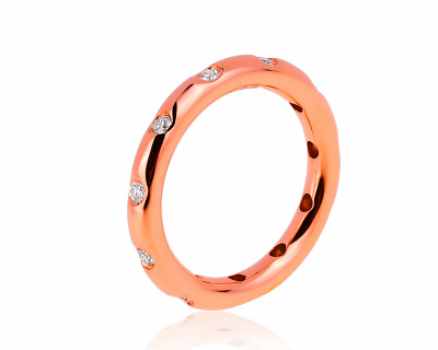 Оригинальное золотое кольцо с бриллиантами 0.25ct Tiffany&Co 300720/2