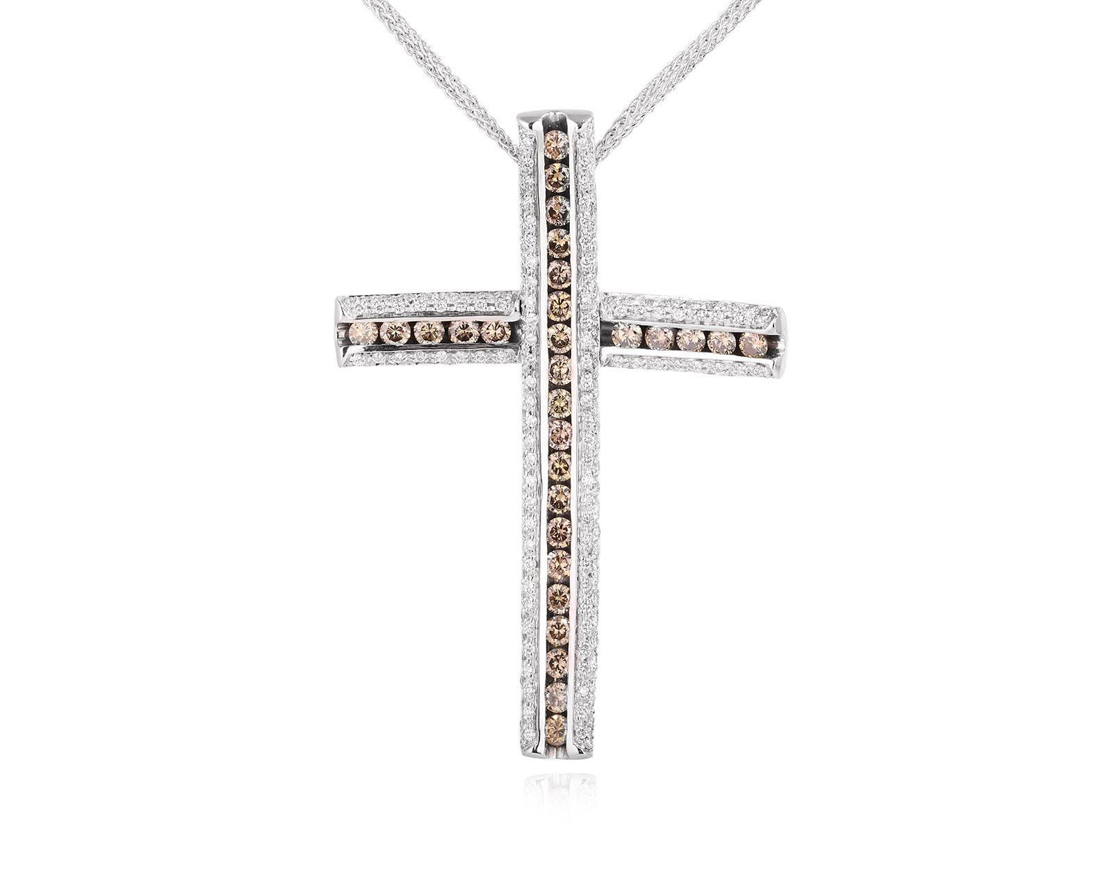 Оригинальный золотой кулон с бриллиантами 2.47ct Giorgio Visconti 200925/1