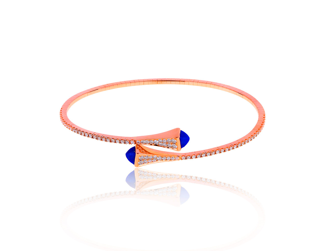 Оригинальный золотой браслет с бриллиантами 0.60ct Marli 161019/2