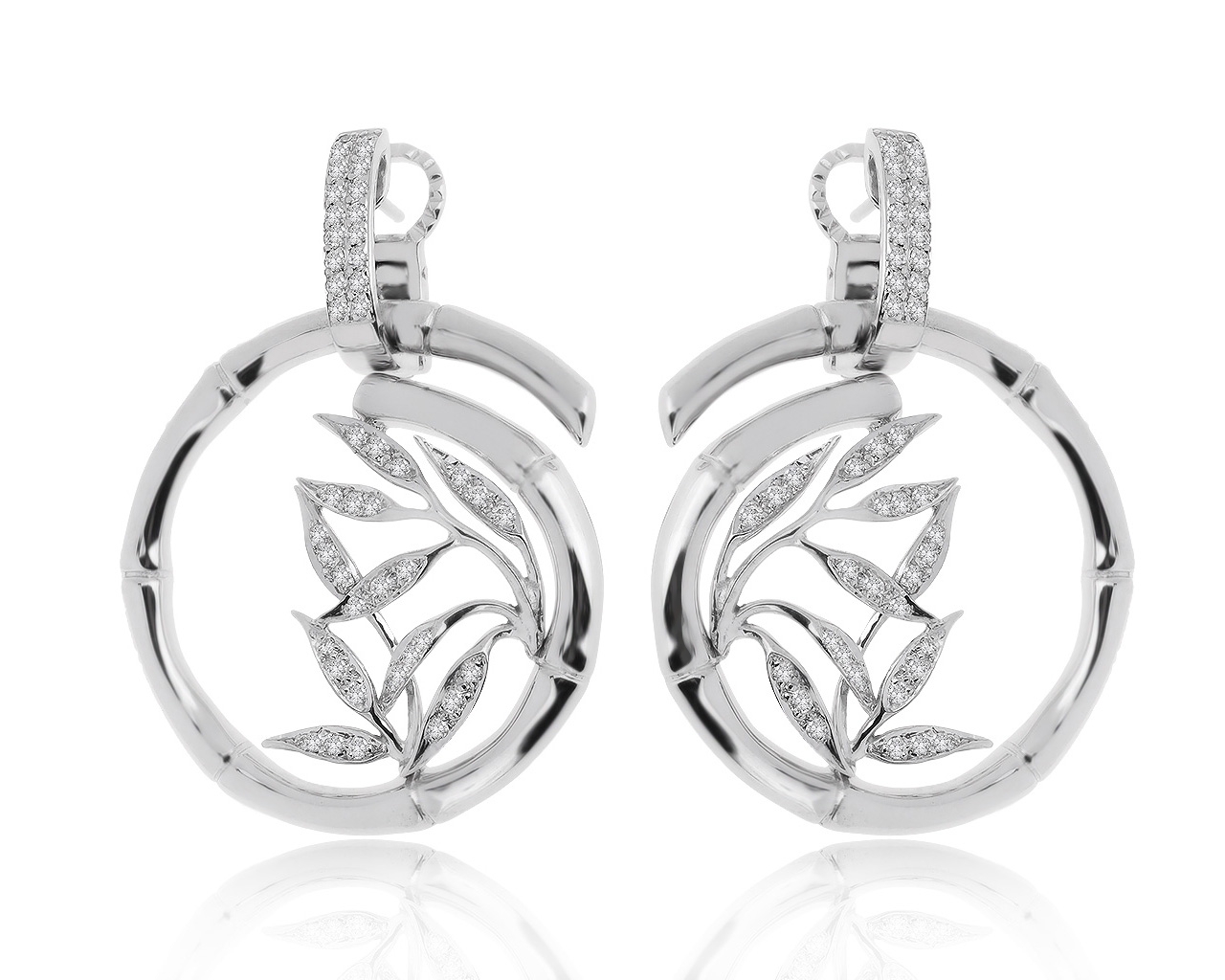 Оригинальные золотые серьги с бриллиантами 0.82ct Carrera y Carrera 007100/00