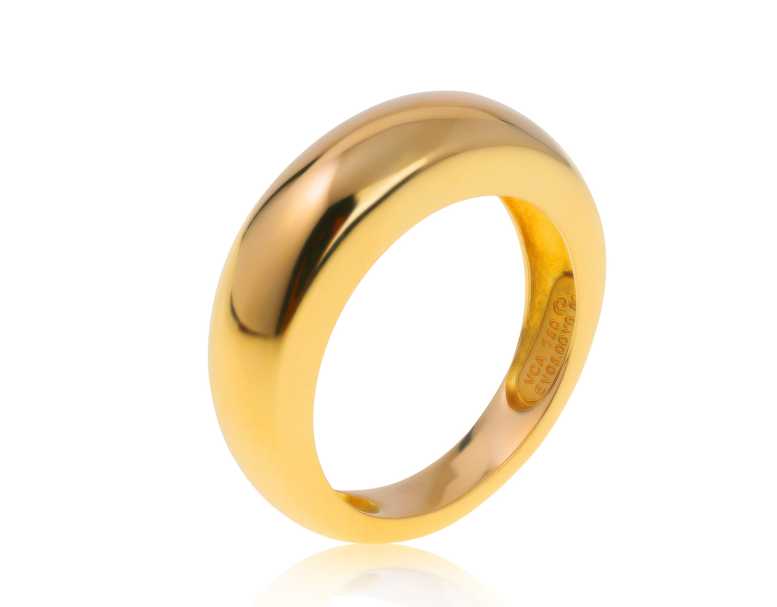 Оригинальное золотое кольцо Van Cleef and Arpels 260721/3