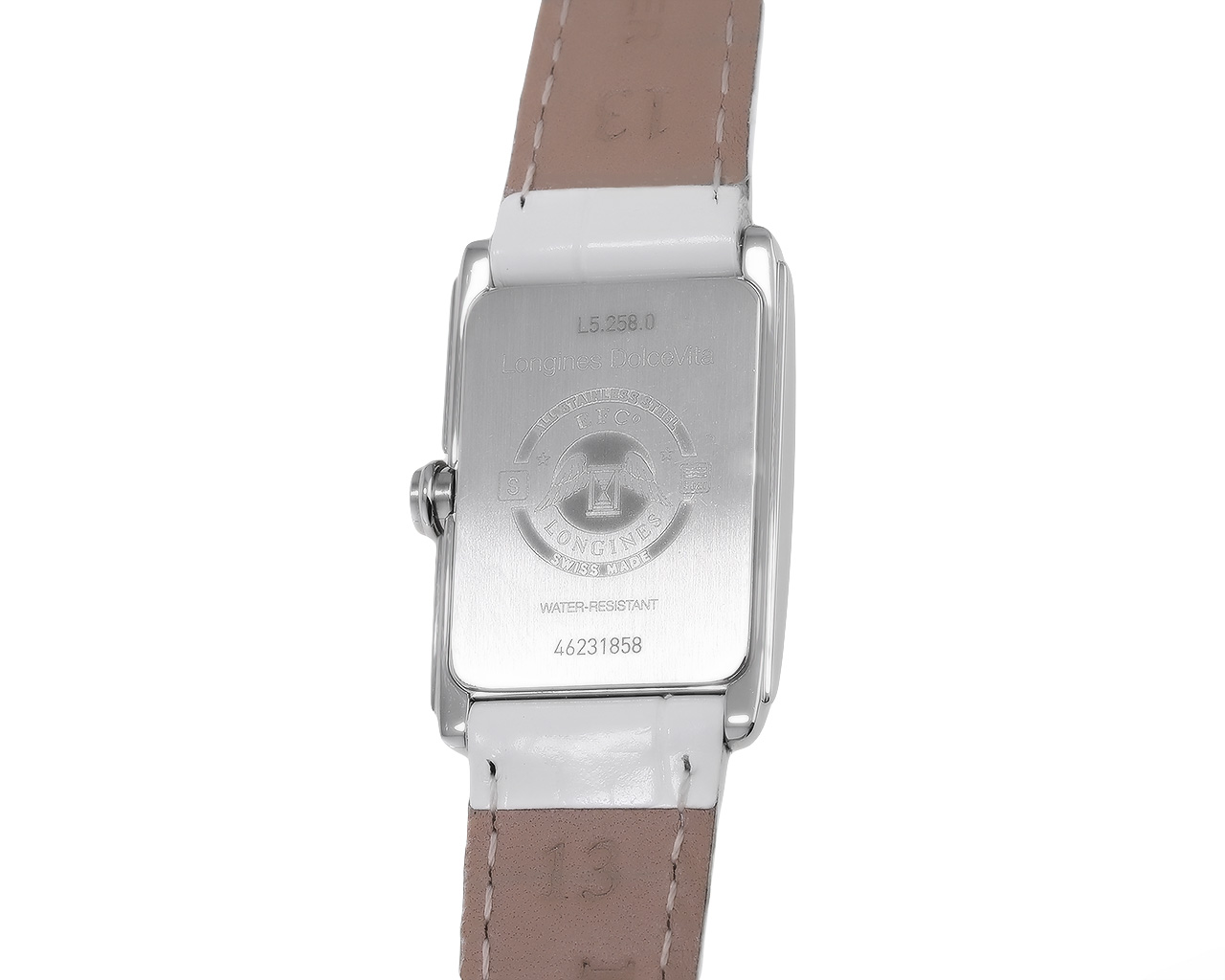 Оригинальные стальные часы с бриллиантами 0.28ct Longines