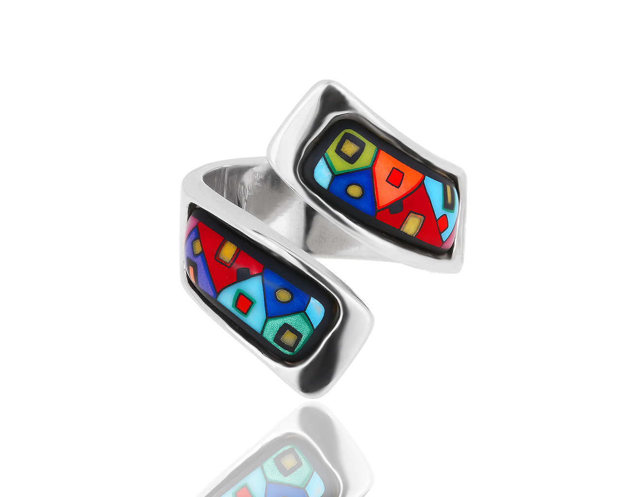 Оригинальное золотое кольцо с эмалью Frey Wille 290617/7