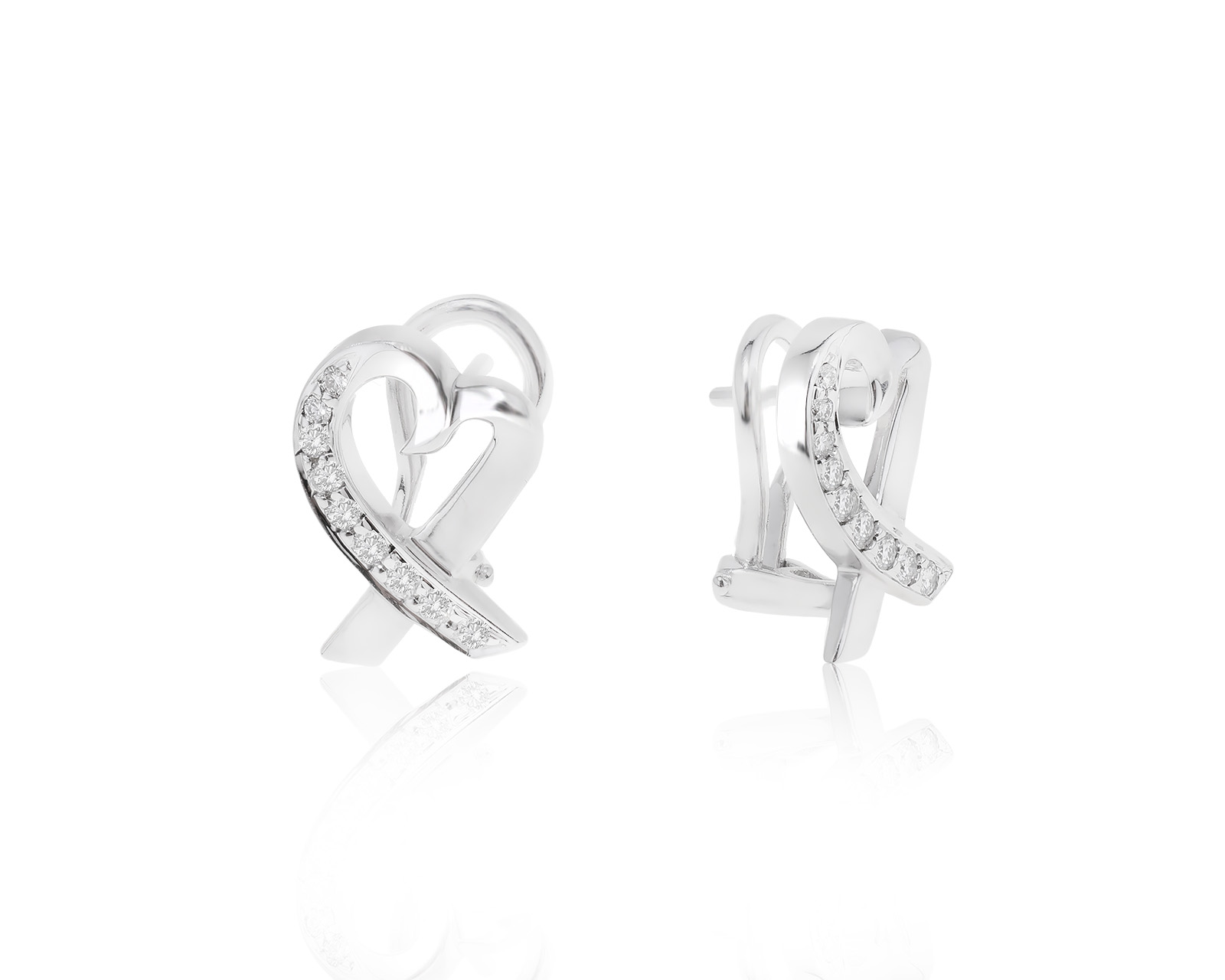 Оригинальные золотые серьги Tiffany&Co Paloma Picasso Loving Heart 240323/3