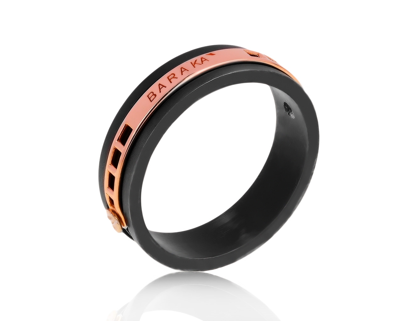 Оригинальное золотое кольцо Baraka 020720/29