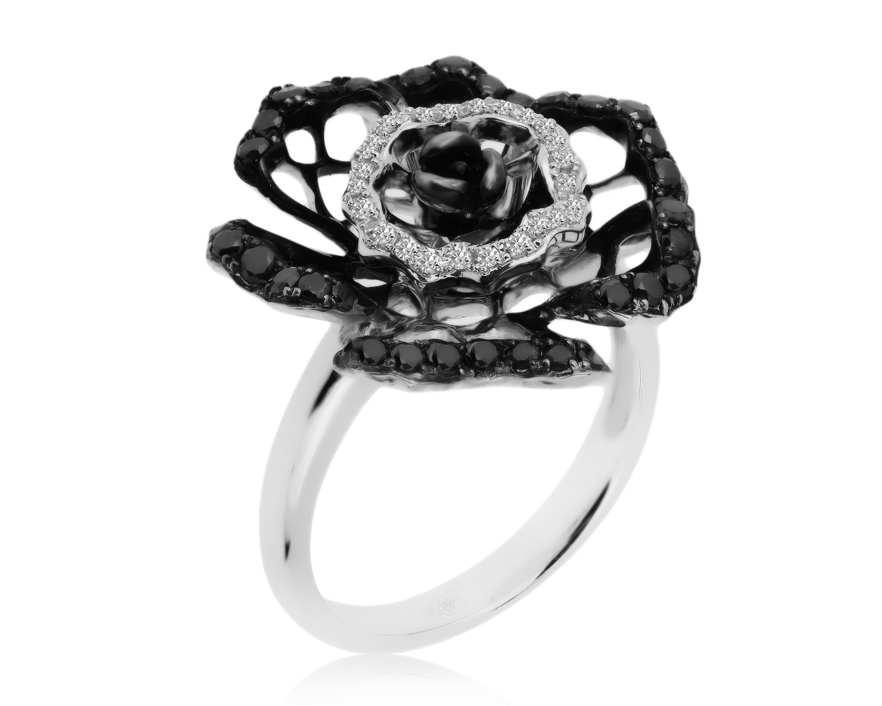 Оригинальное золотое кольцо с бриллиантами 0.64ct Roberto Bravo 201020/10