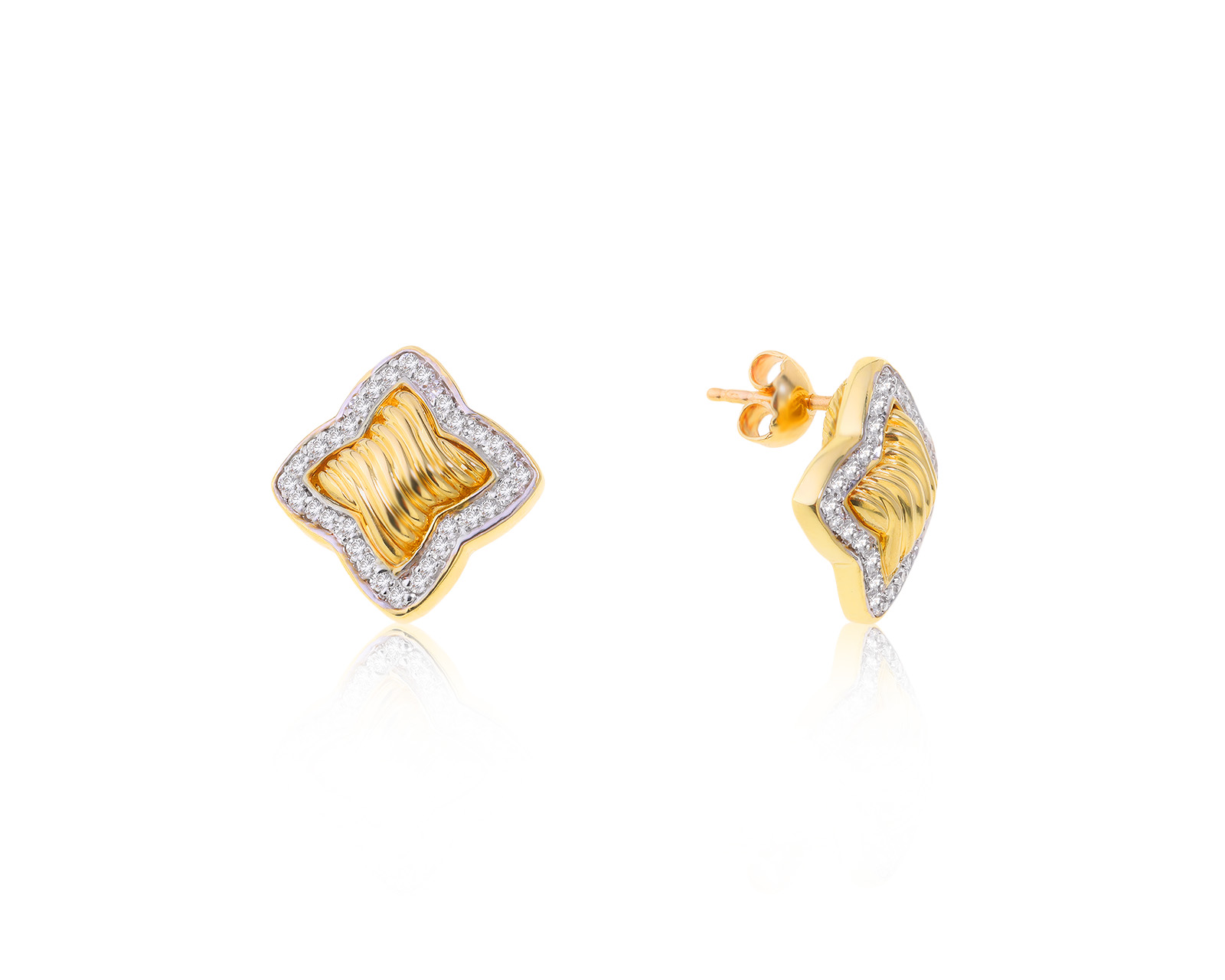Оригинальные золотые серьги David Yurman 311022/1