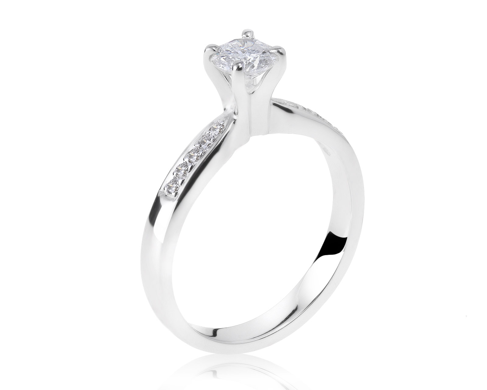 Прекрасное золотое кольцо с бриллиантами 0.70ct 280521/1