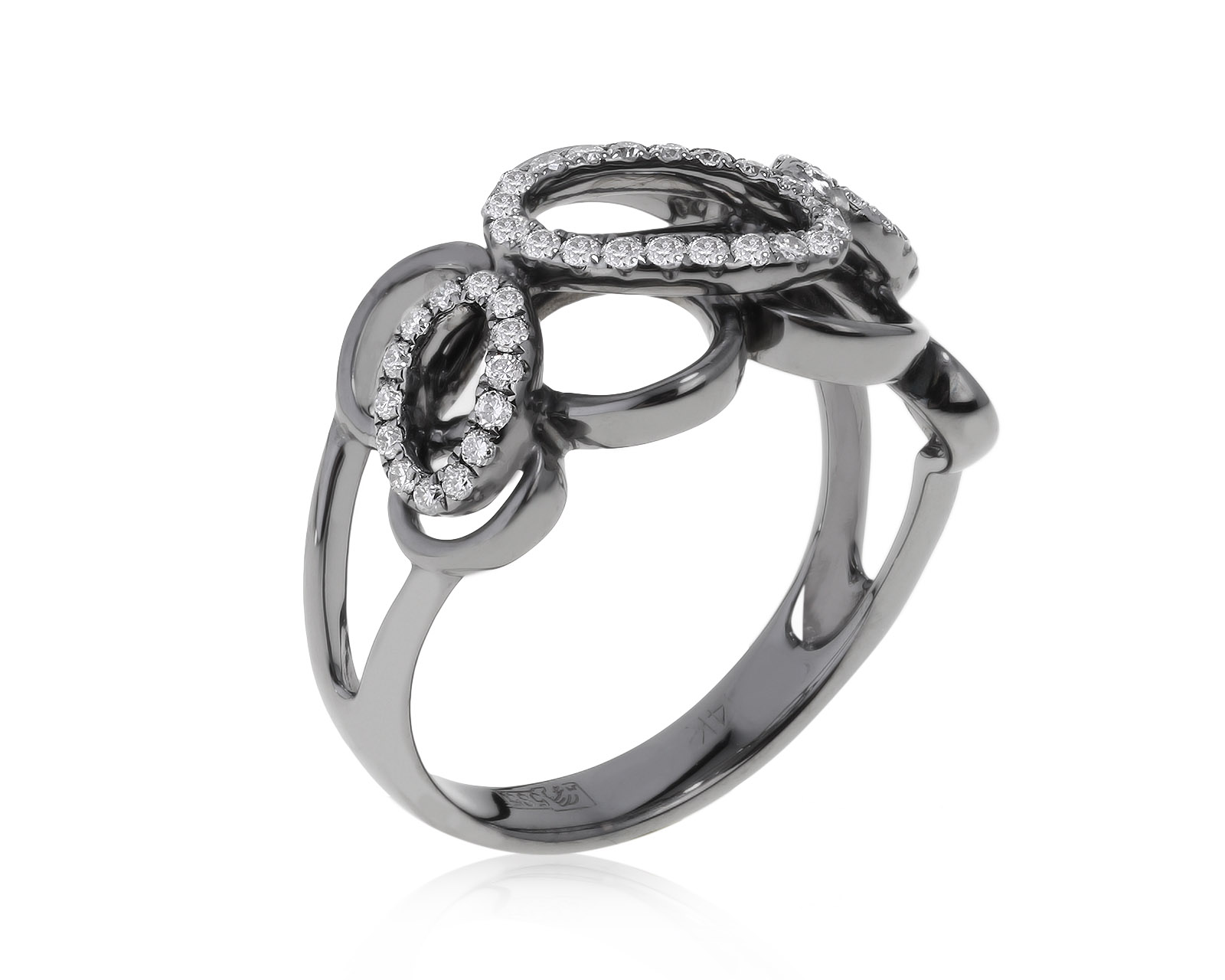 Чарующее золотое кольцо с бриллиантами 0.25ct 101121/8 Чарующее золотое кольцо с бриллиантами 0.25ct 101121/8