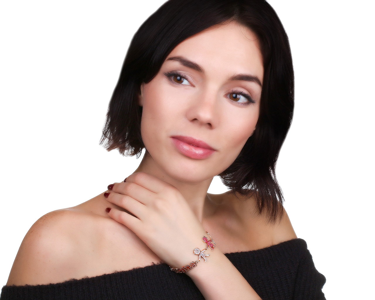 Безупречный золотой браслет с топазами 0.49ct