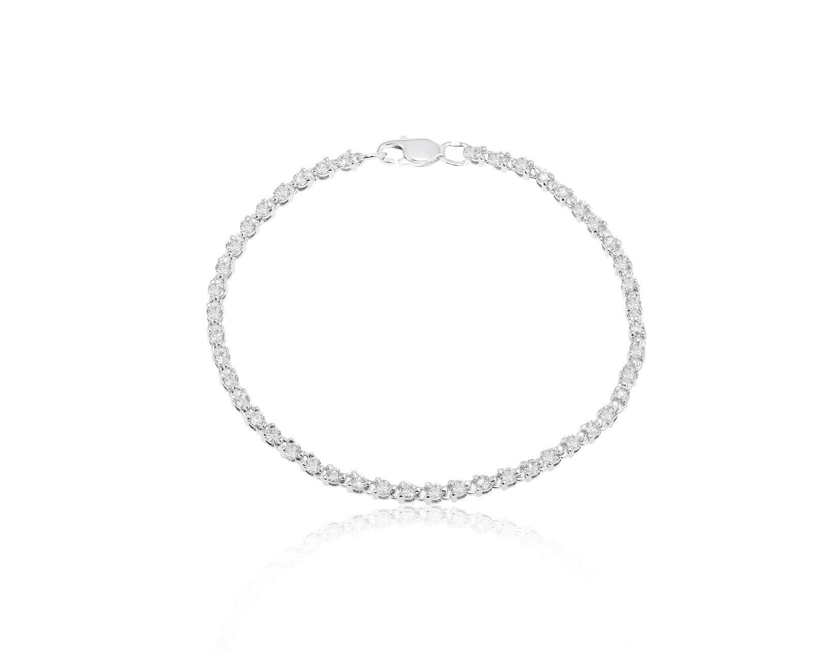 Безупречный золотой браслет с бриллиантами 2.32ct 280522/5