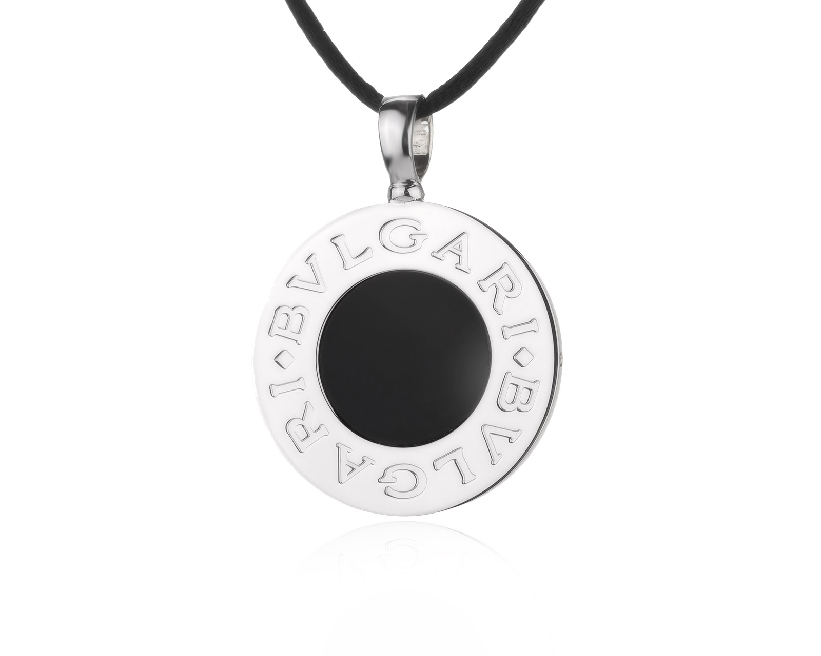 Оригинальный золотой кулон с родохрозитом 3.15ct Bvlgari Bvlgari Reversible