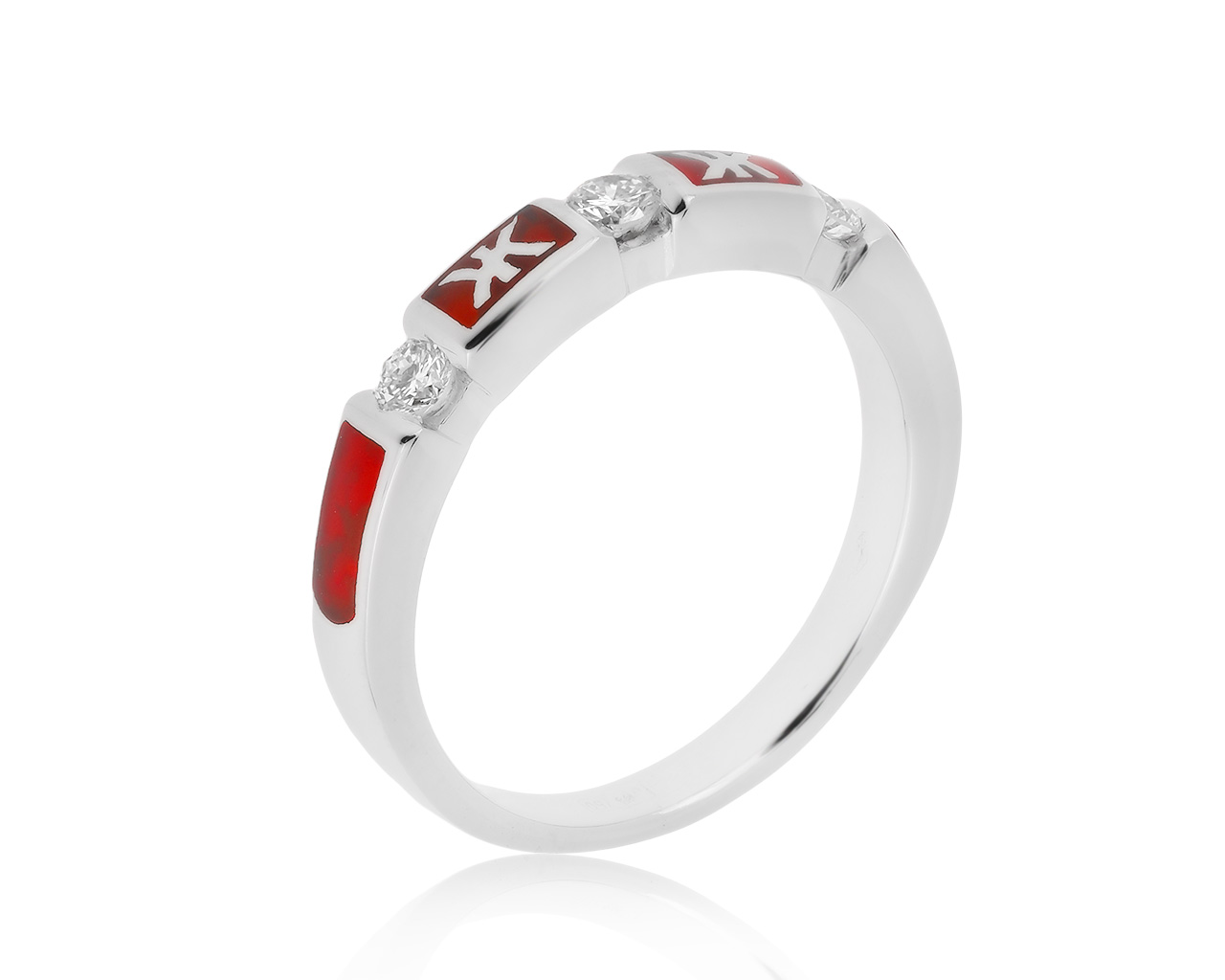 Оригинальное золотое кольцо с бриллиантами 0.18ct Korloff 200820/5 Оригинальное золотое кольцо с бриллиантами 0.18ct Korloff 200820/5