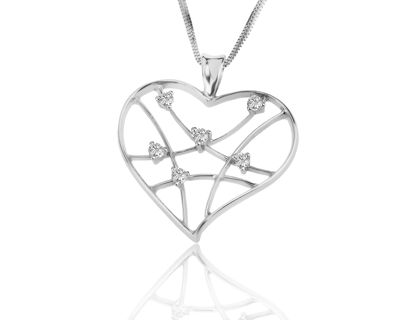 Достойный золотой кулон с бриллиантами 0.30ct 210819/2