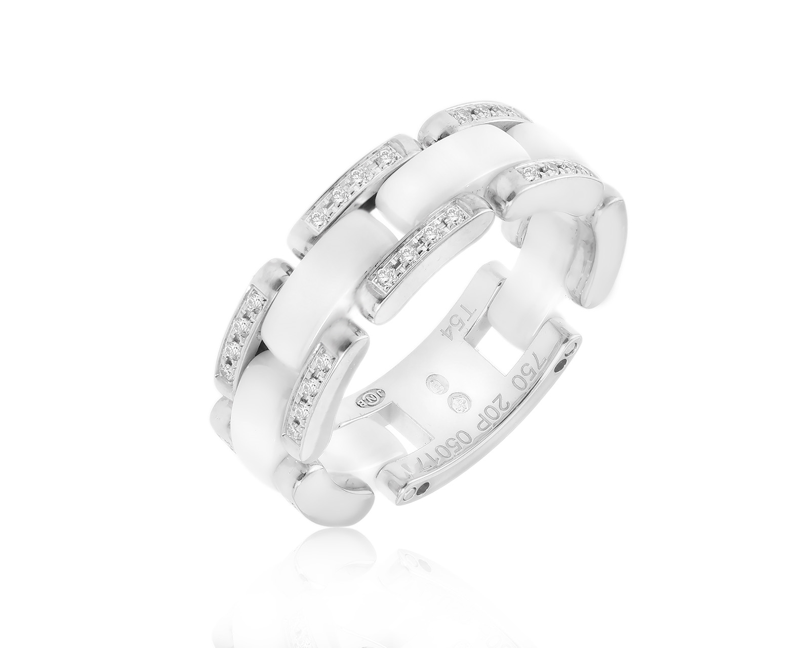 Оригинальное золотое кольцо с бриллиантами 0.24ct Chanel Ultra 191123/3