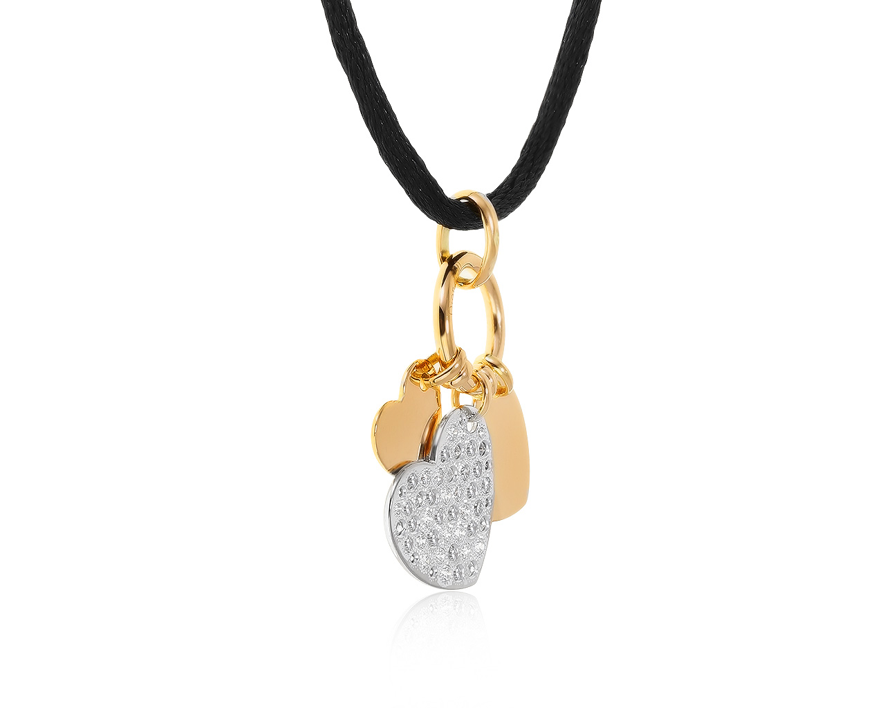 Оригинальный золотой кулон с бриллиантами 0.51ct Dior