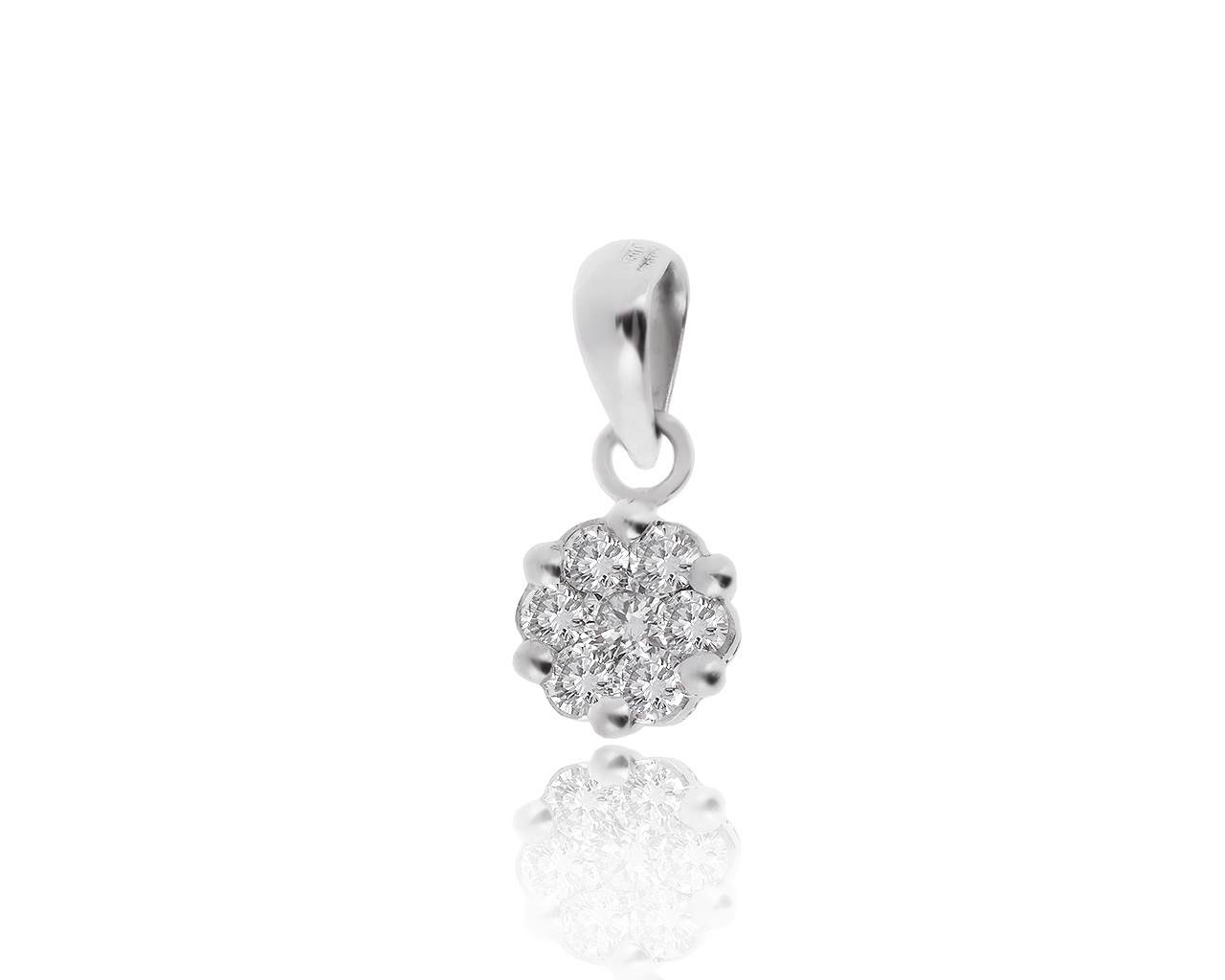 Стильный золотой кулон с бриллиантами 0.35ct 061219/16 Стильный золотой кулон с бриллиантами 0.35ct 061219/16