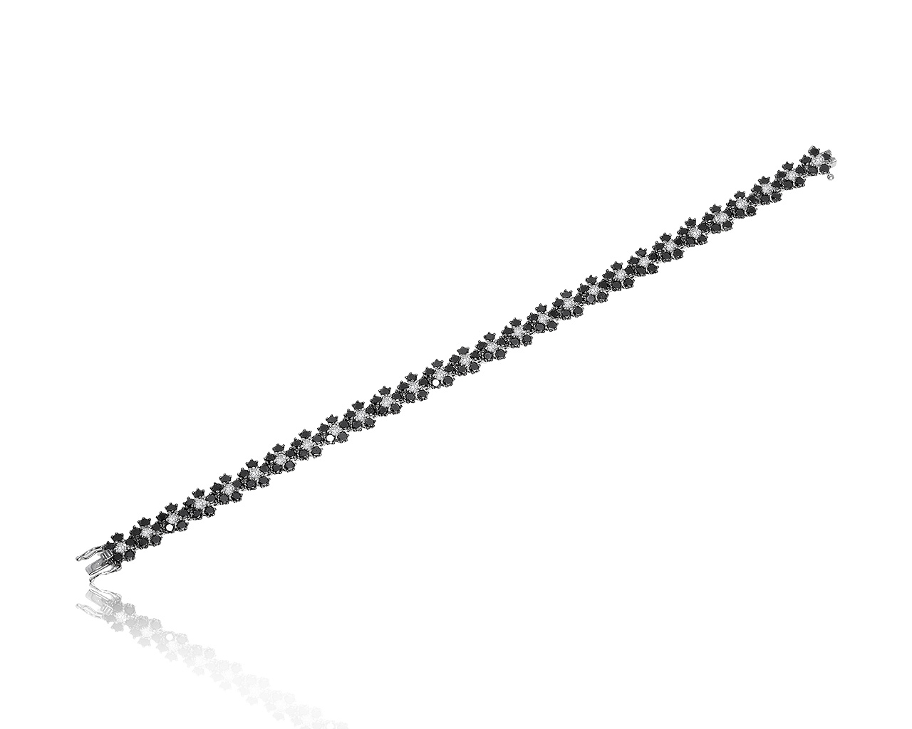 Стильный золотой браслет с бриллиантами 5.10ct 240421/1