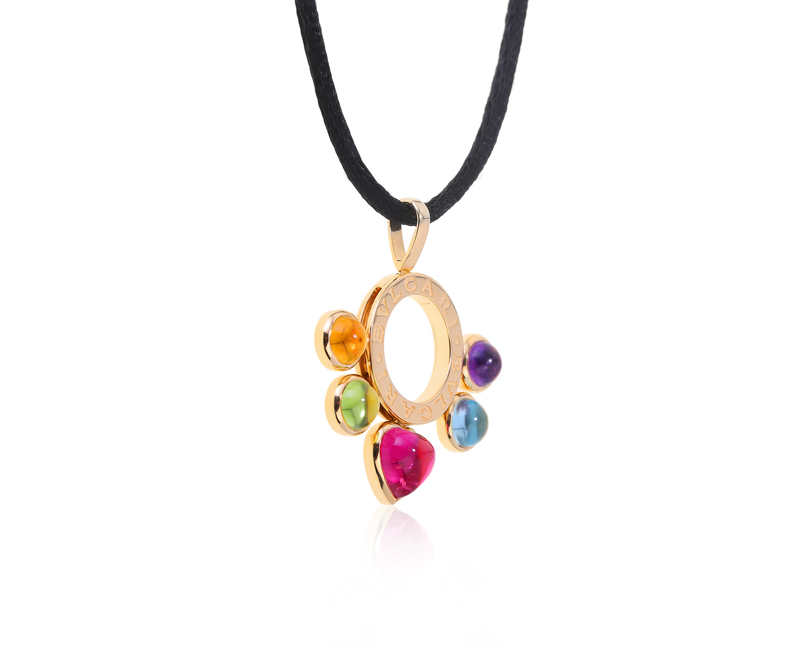 Оригинальный золотой кулон Bvlgari Allegra