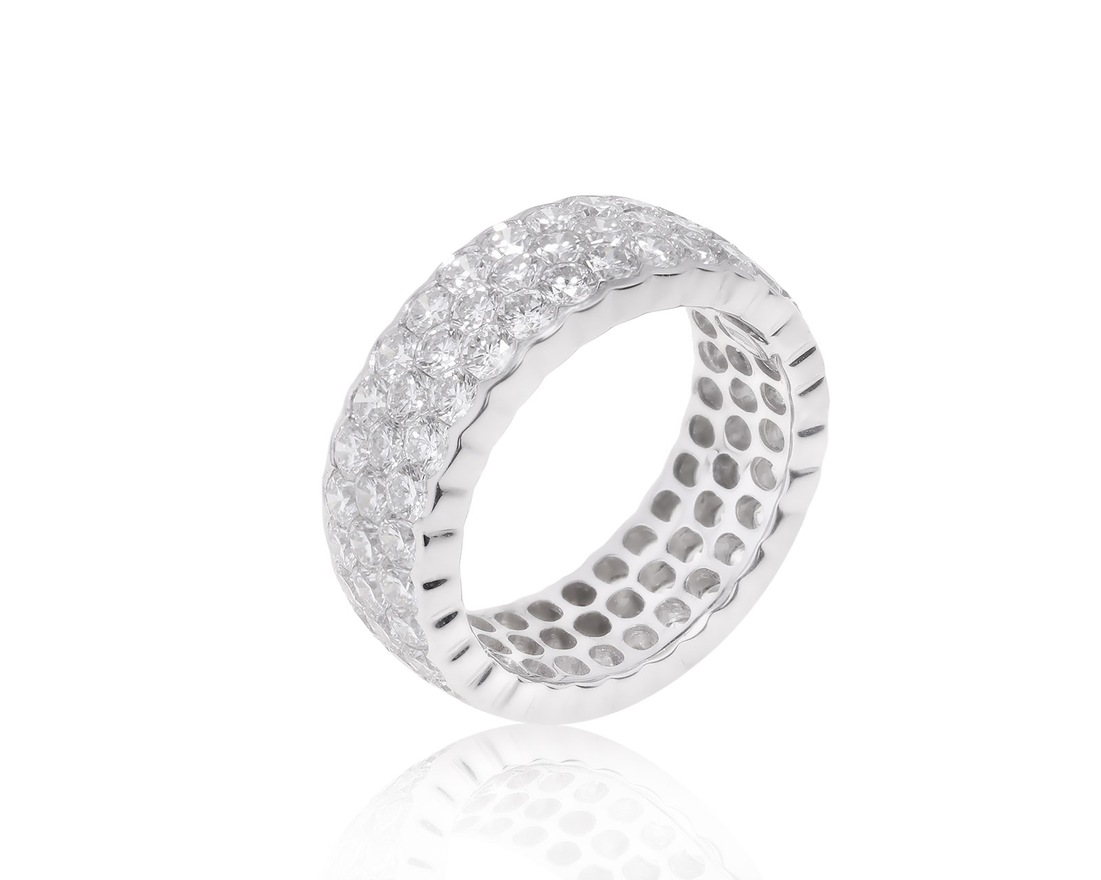Прекрасное золотое кольцо с бриллиантами 2.97ct 300322/7