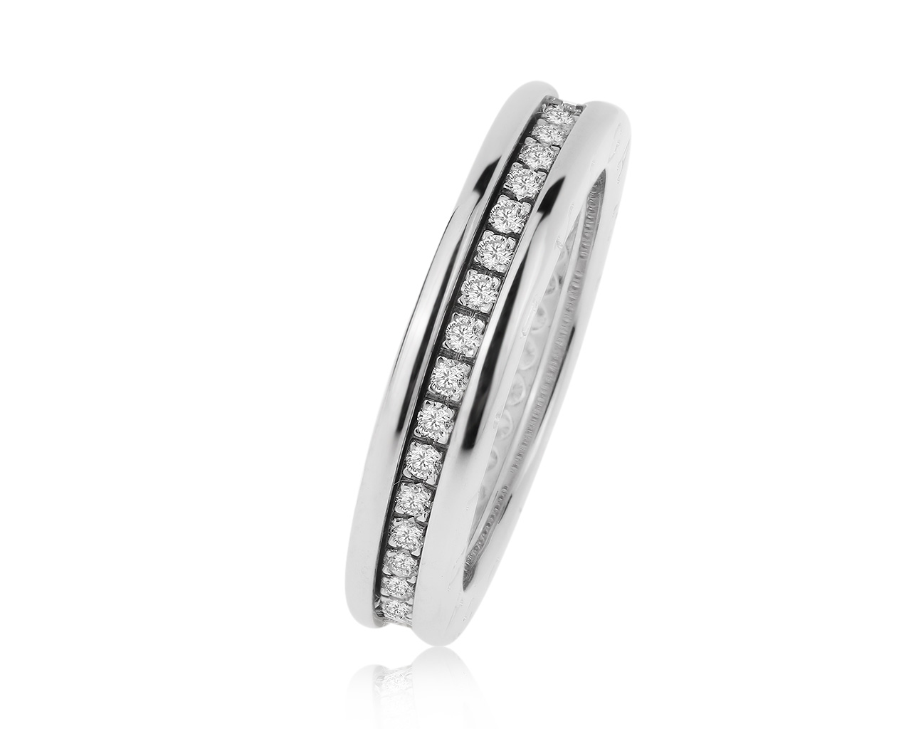 Оригинальное золотое кольцо с бриллиантами 0.54ct Bvlgari B.Zero 1 061120/7