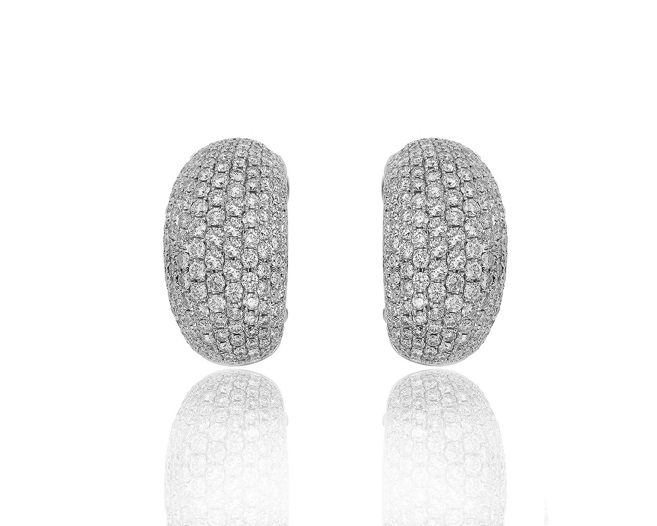 Великолепные золотые серьги с бриллиантами 6.52ct 020719/10