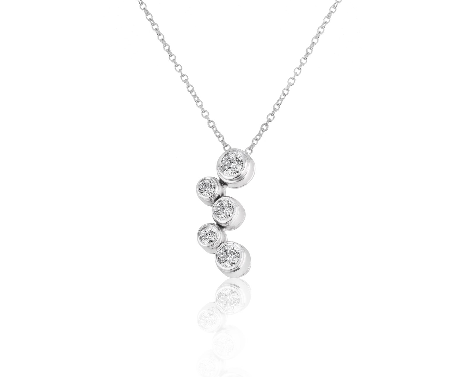 Оригинальный платиновый кулон с бриллиантами 0.45ct Tiffany&Co Jazzz 030921/7 Оригинальный платиновый кулон с бриллиантами 0.45ct Tiffany&Co Jazzz 030921/7