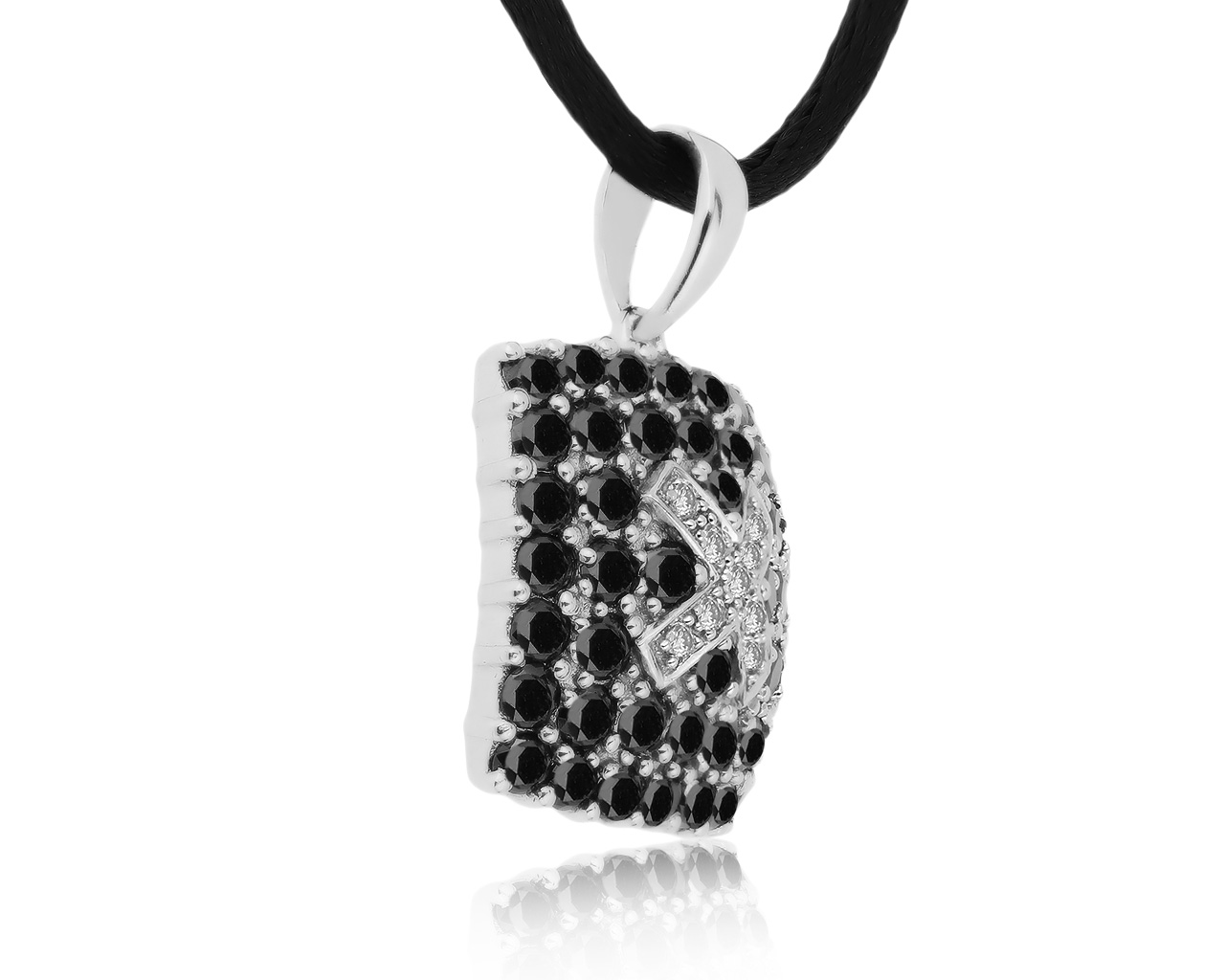 Чарующий золотой кулон с бриллиантами 2.60ct