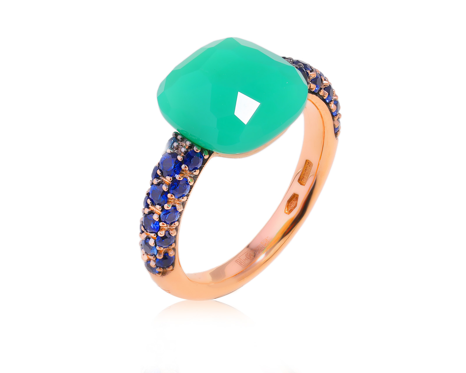 Оригинальное золотое кольцо Pomellato Capri 261123/1