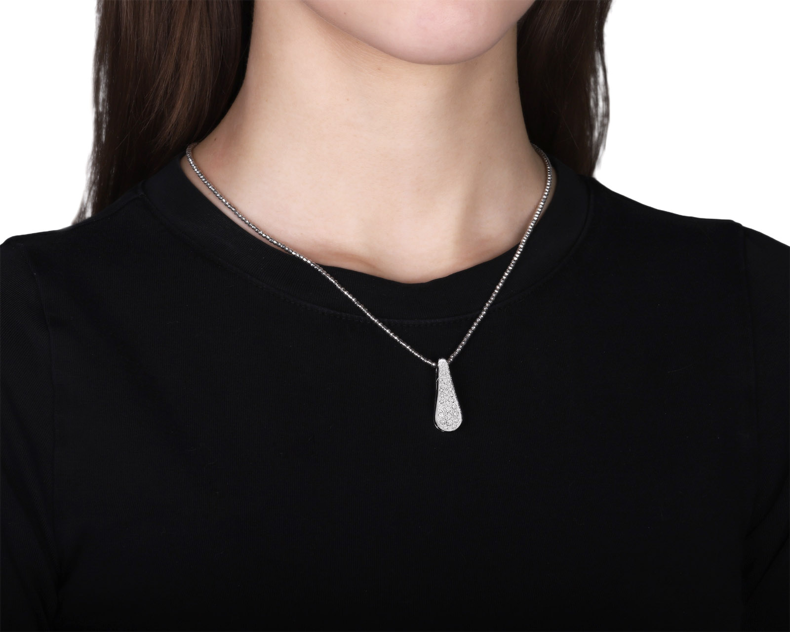 Золотой кулон с бриллиантами 1.07ct