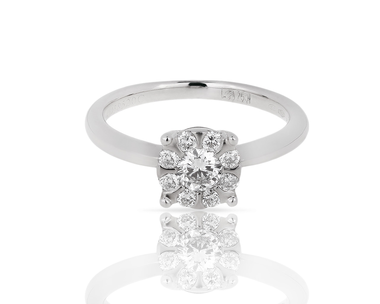 Итальянское золотое кольцо с бриллиантами 0.46ct Borgian 210318/24