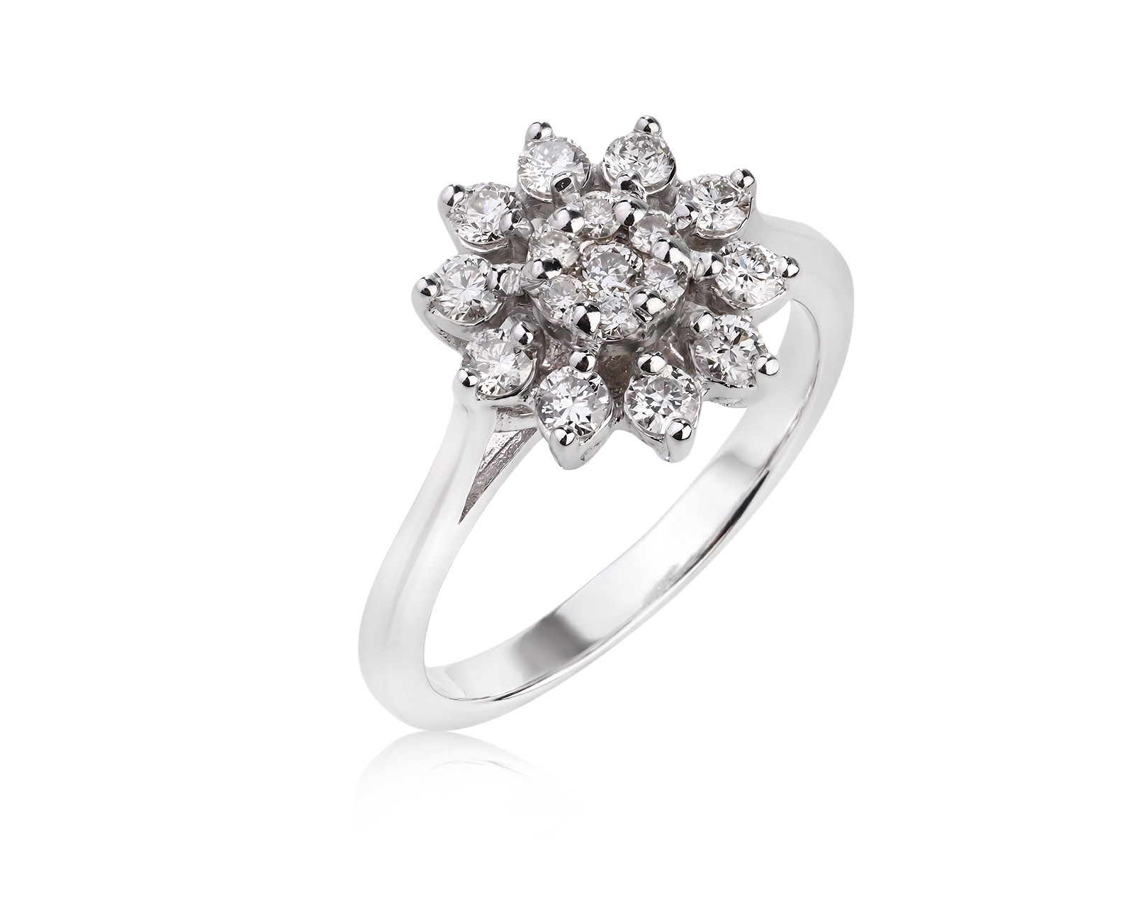 Золотое кольцо с бриллиантами 0.50ct 230326/3