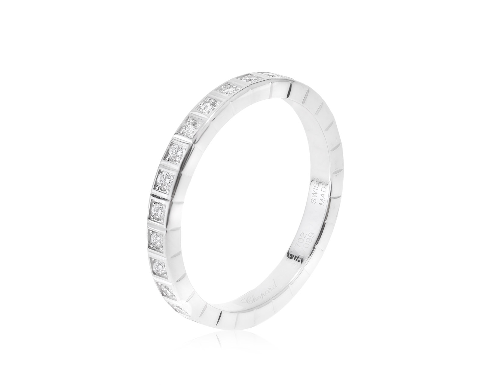 Оригинальное золотое кольцо Chopard Ice Cube 200922/4