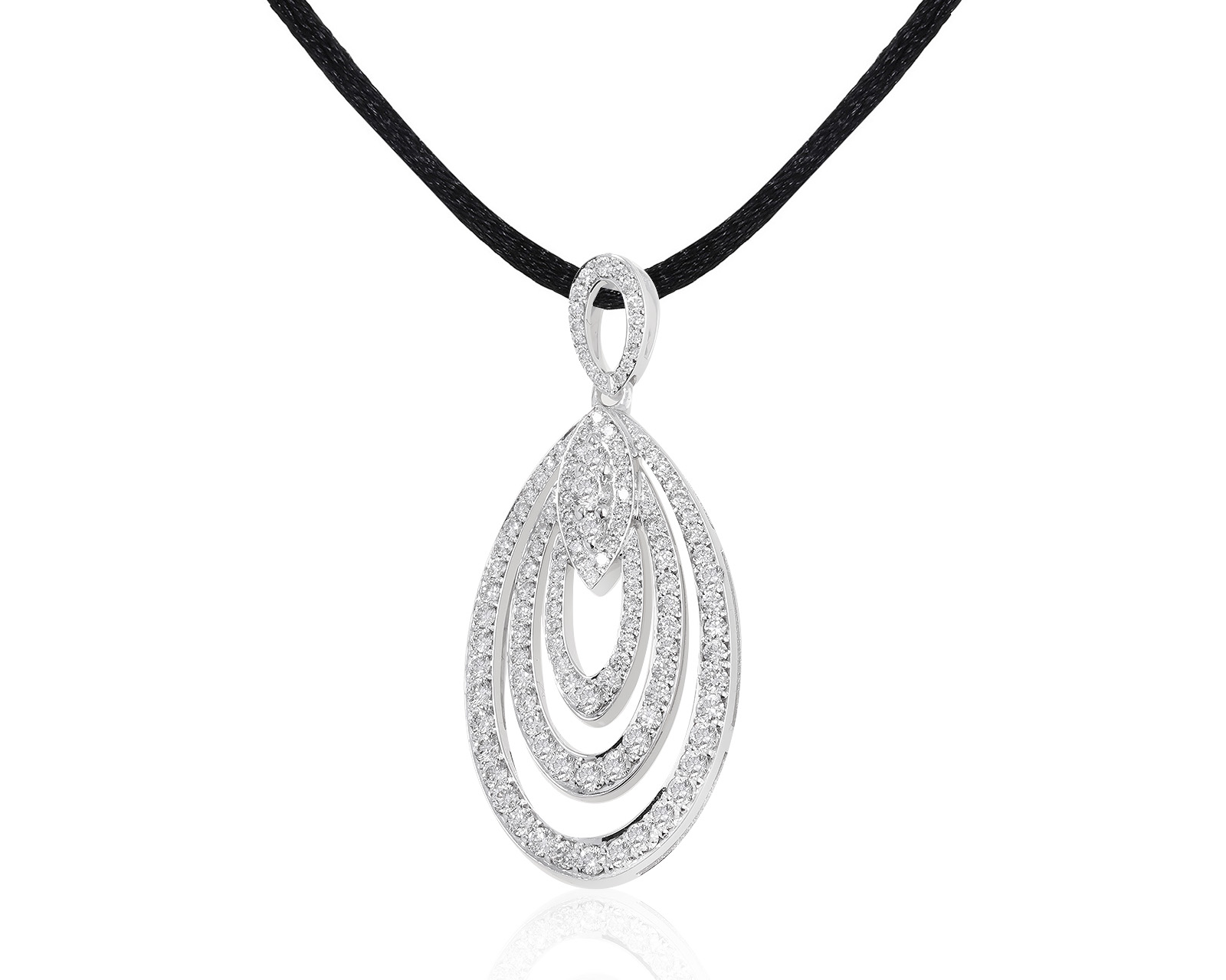 Прелестный золотой кулон с бриллиантами 1.79ct 060322/8 Прелестный золотой кулон с бриллиантами 1.79ct 060322/8