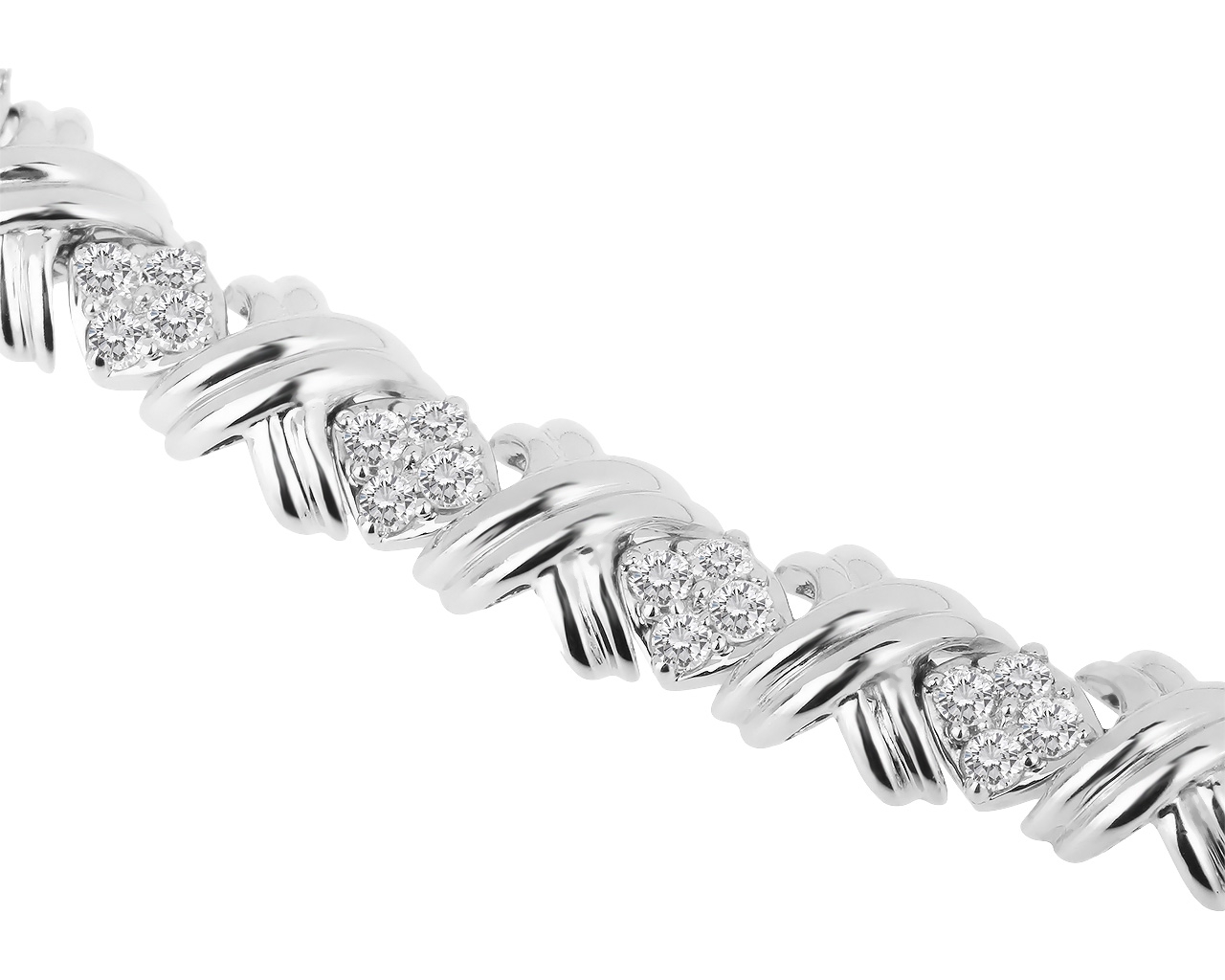 Роскошное золотое колье с бриллиантами 1.08ct Tiffany&Co 070219/1 Роскошное золотое колье с бриллиантами 1.08ct Tiffany&Co 070219/1