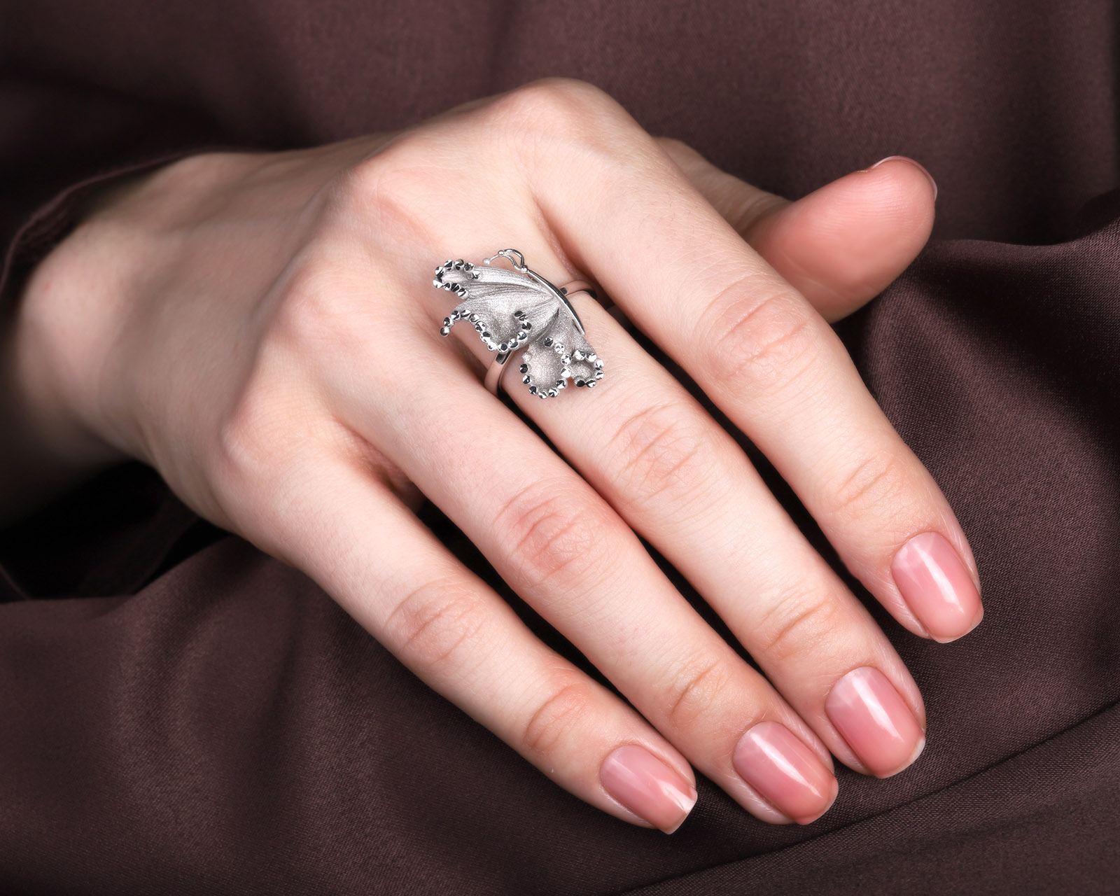 Оригинальное золотое кольцо Roberto Bravo Soul Dance