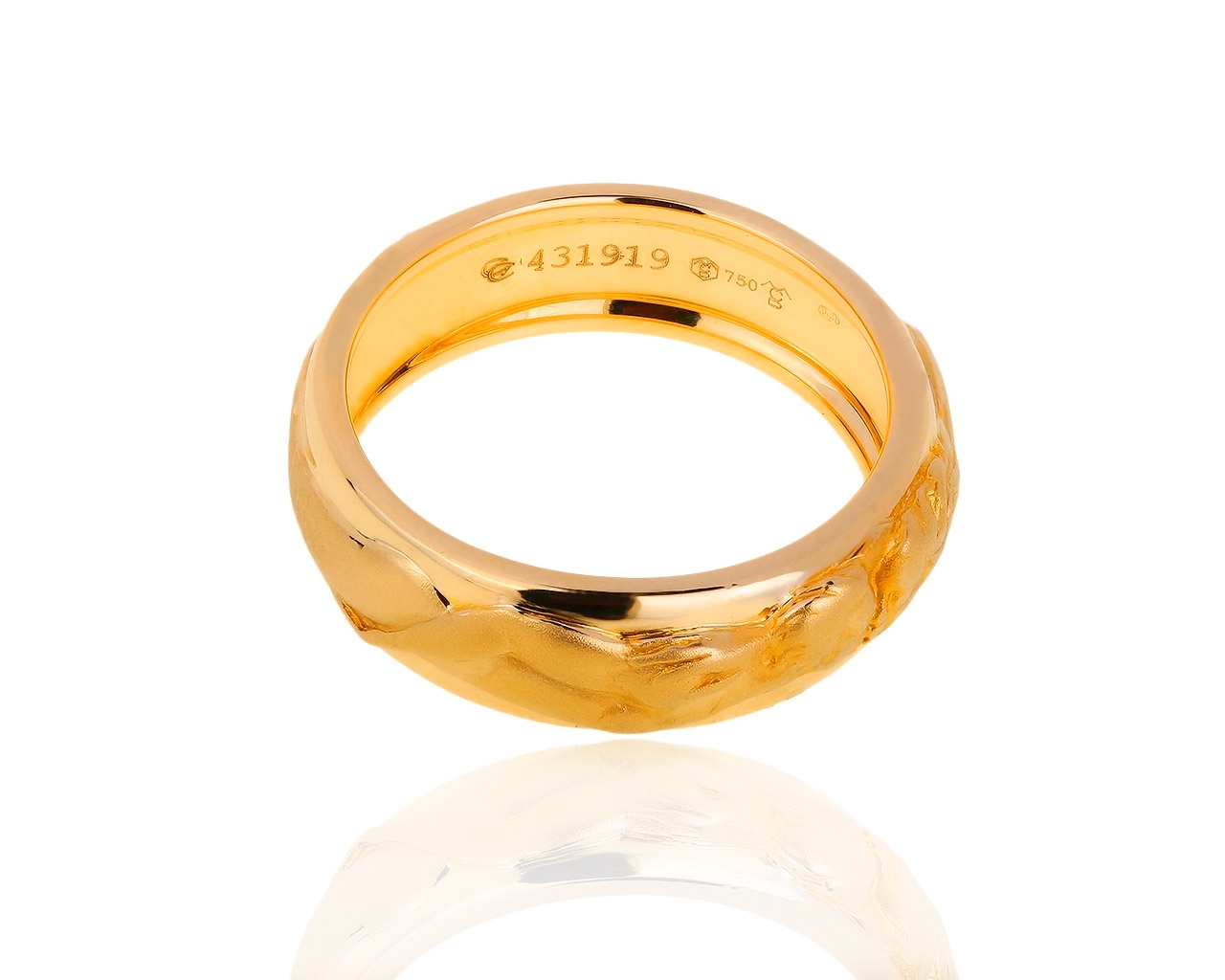Прекрасное золотое кольцо Carrera y Carrera Promesa