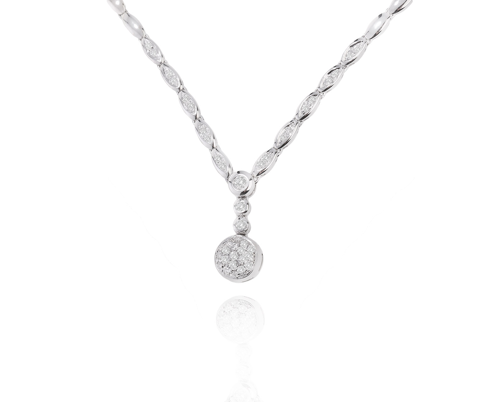 Оригинальное золотое колье с бриллиантами 0.52ct Damiani 070823/4