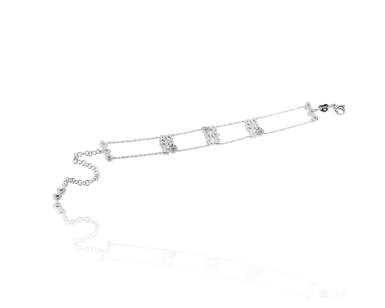 Оригинальный золотой браслет с бриллиантами 0.15ct Pasquale Bruni 181019/2 Оригинальный золотой браслет с бриллиантами 0.15ct Pasquale Bruni 181019/2