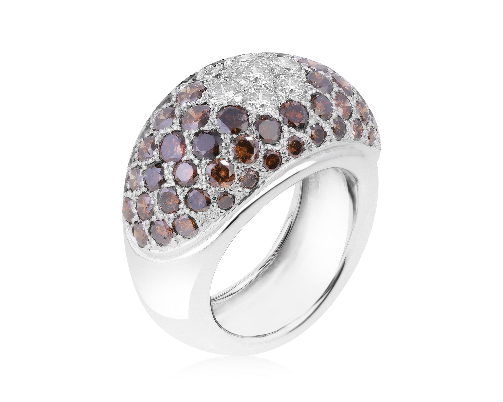 Итальянское золотое кольцо с бриллиантами 5.40ct 121021/5 Итальянское золотое кольцо с бриллиантами 5.40ct 121021/5