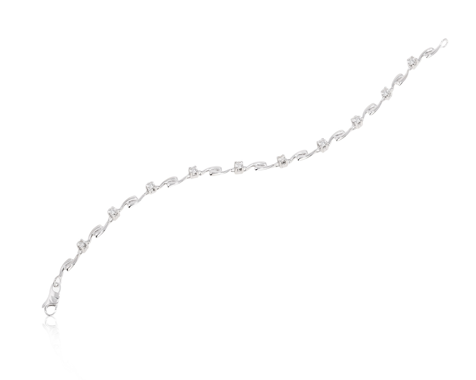 Золотой браслет с бриллиантами 0.85ct 120525/6 Золотой браслет с бриллиантами 0.85ct 120525/6