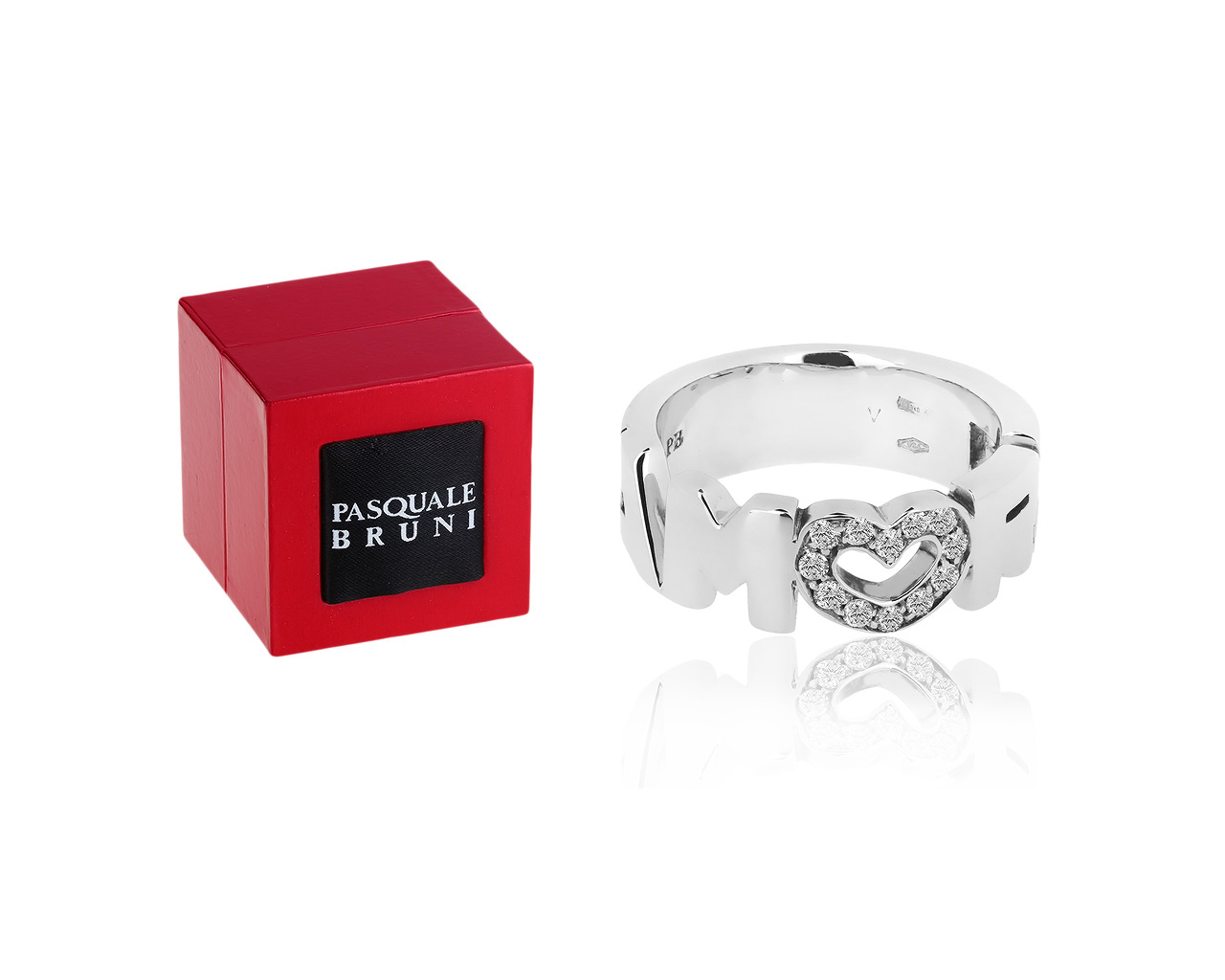 Золотое кольцо с бриллиантами Pasquale Bruni Amore Heart
