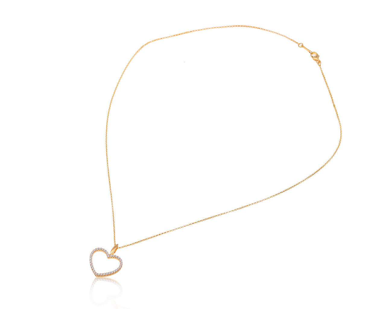 Оригинальный золотой кулон с бриллиантами 0.25ct Bernhard H.Mayer